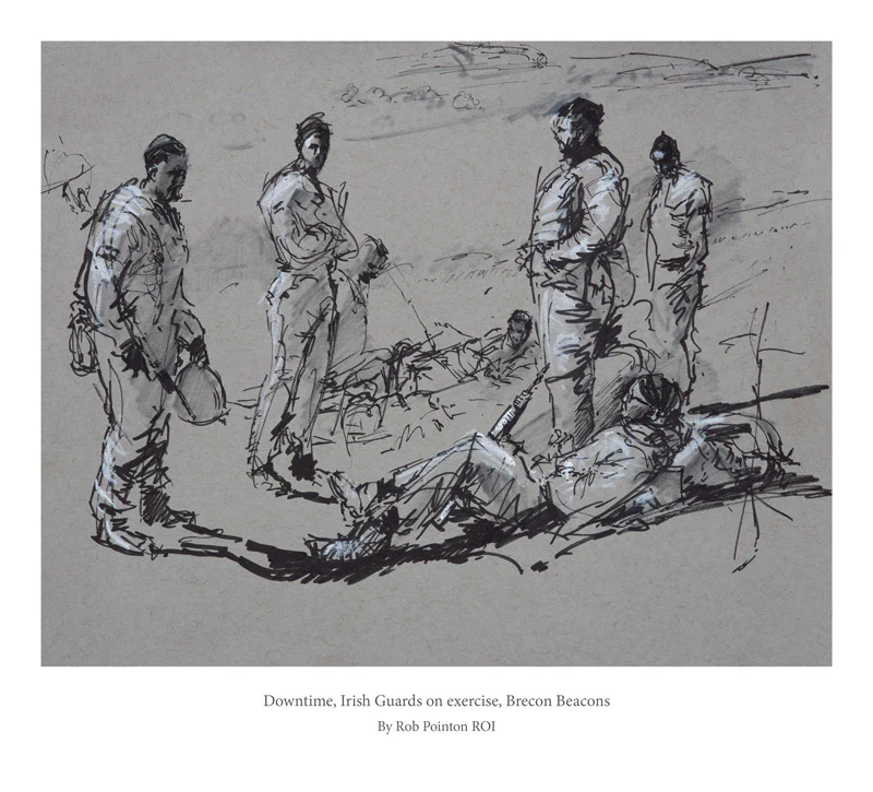 Limited Edition Print - Household Cavalry & Household Division artist residency - Image 13